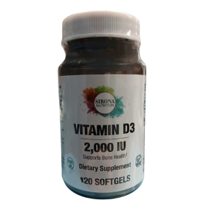 Sirona Nutrition Vitamin D3 2000 IU