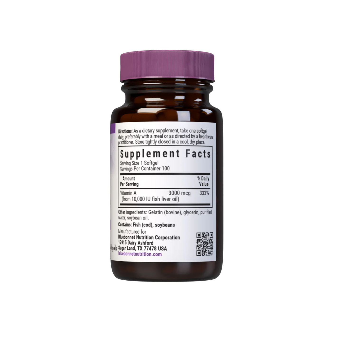 Bluebonnet Nutrition Vitamin A 10000iu