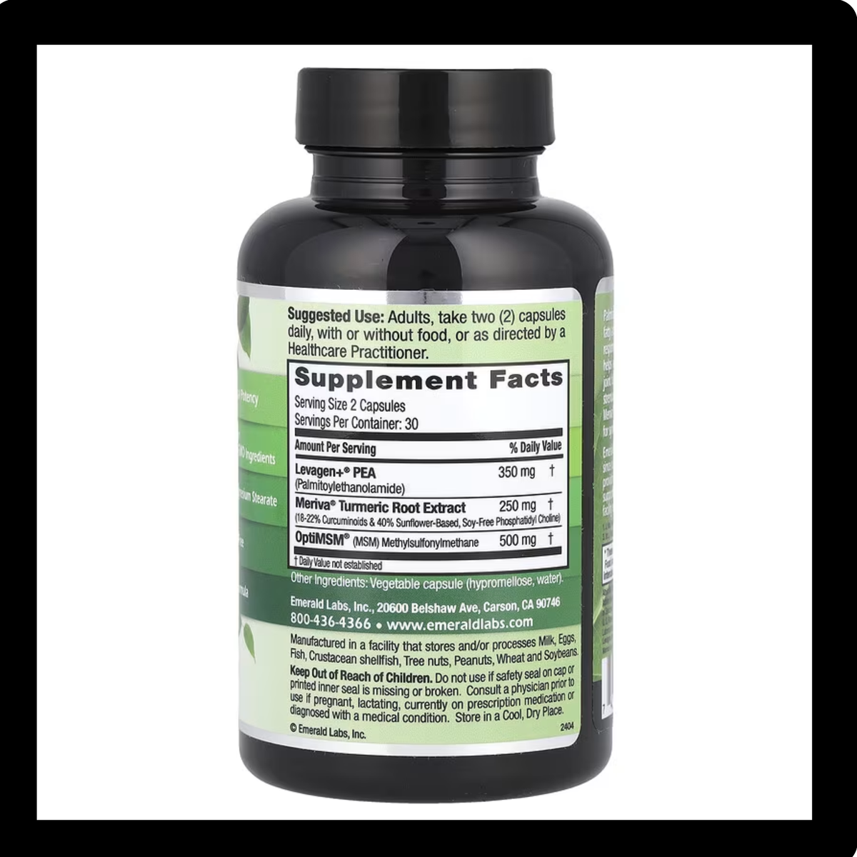 Emerald Labs PEA+ 60C