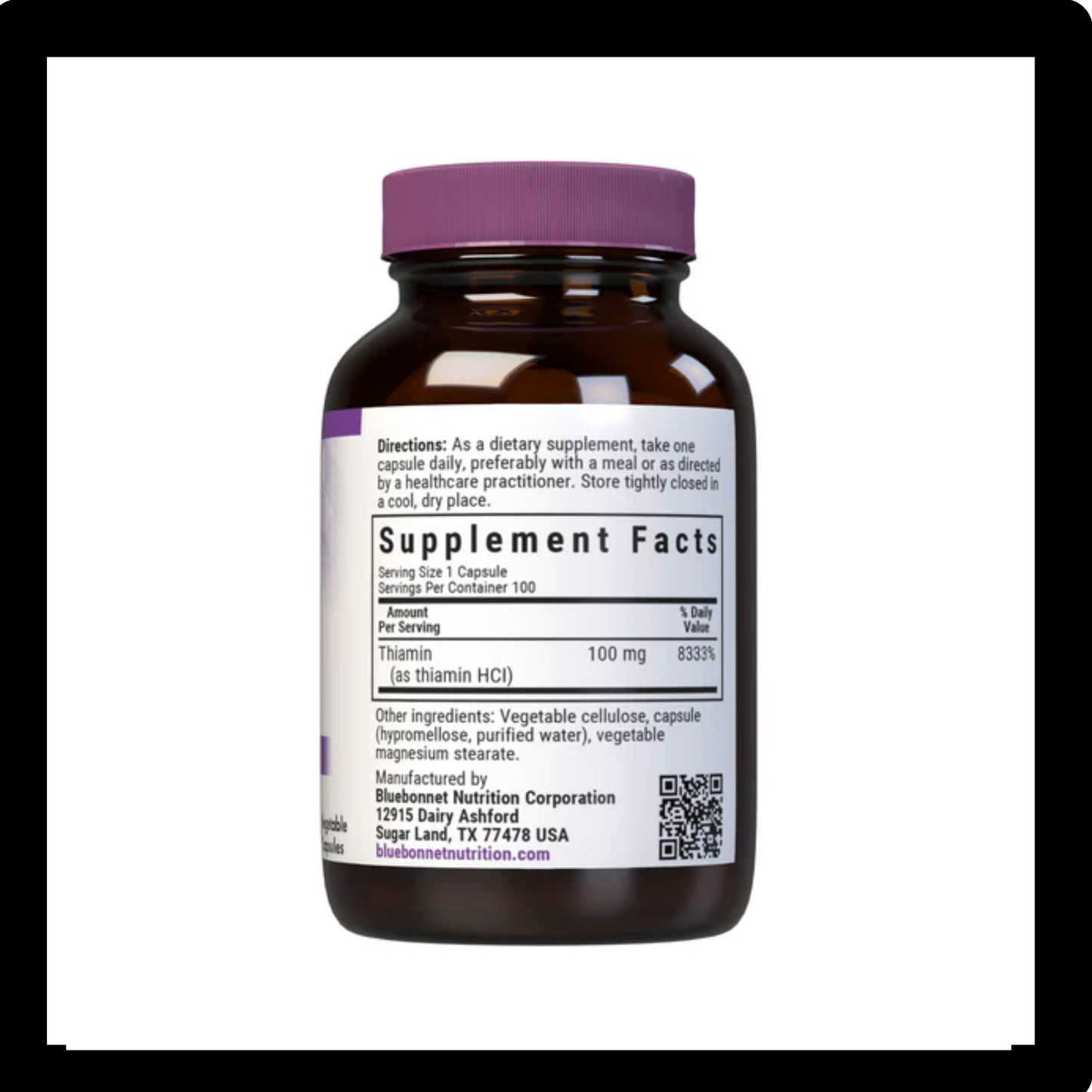 Bluebonnet Nutrition B1 100mg