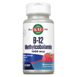 KAL B-12 Methylcobalamin ActivMelt 1000mcg Raspberry