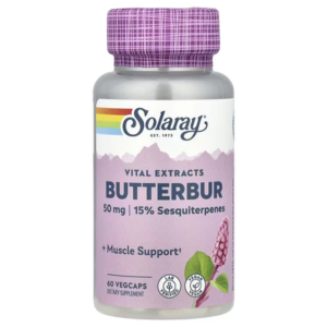 Solaray Guaranteed Potency Butterbur Root 50mg 60C