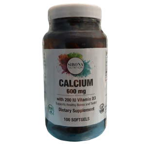 Sirona Nutrition Calcium 600 W/D Vit D 200 IU