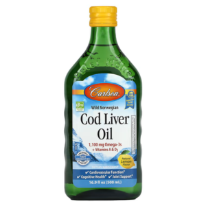 Carlson Cod Liver Oil Lemon 16.9oz