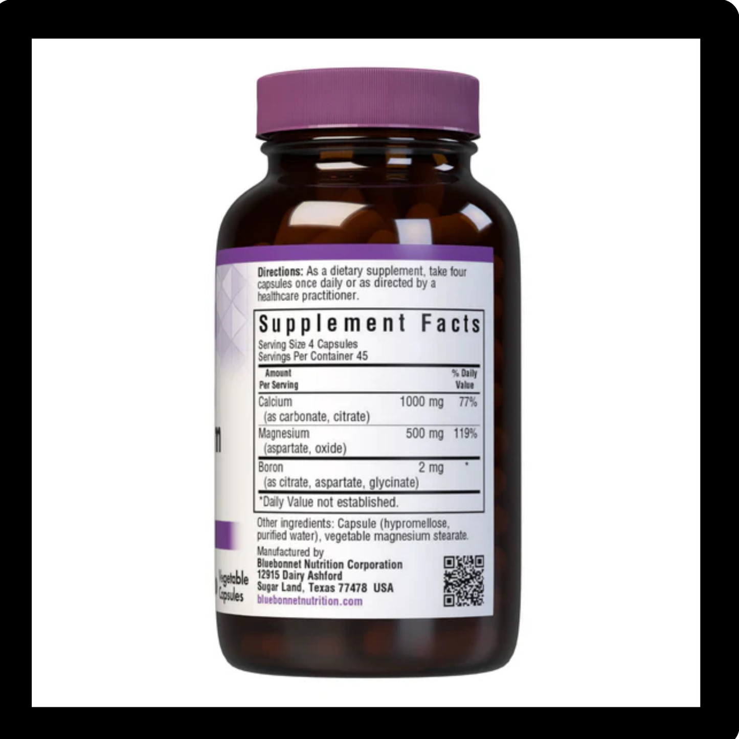 Bluebonnet Nutrition Calcium Magnesium plus Boron