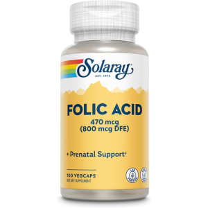 Solaray Folic Acid 470mcg (800 mcg DFE)