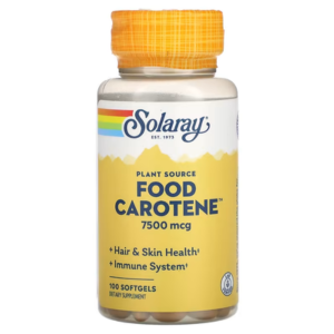 Solaray Dry A Beta Carotene 7500 mcg 60C