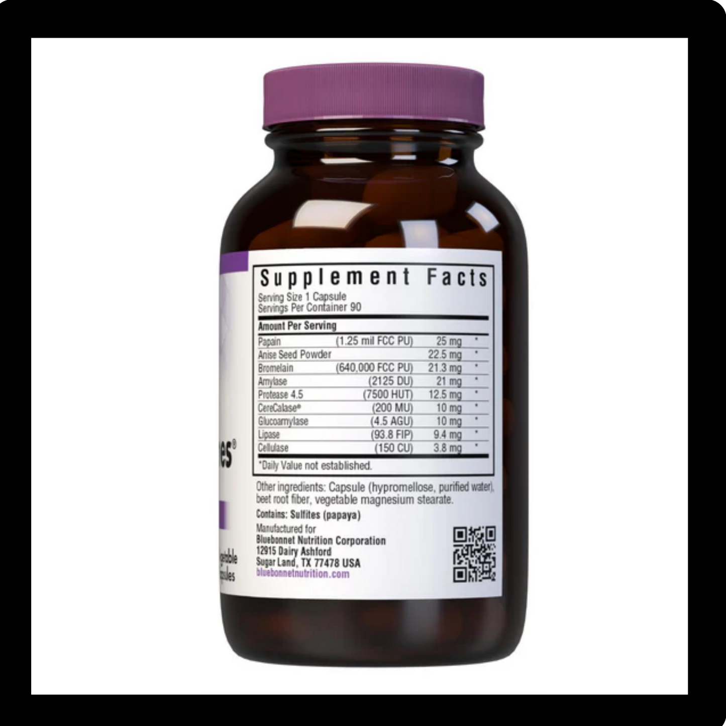 Bluebonnet Nutrition FS Optimum Enzymes 90C