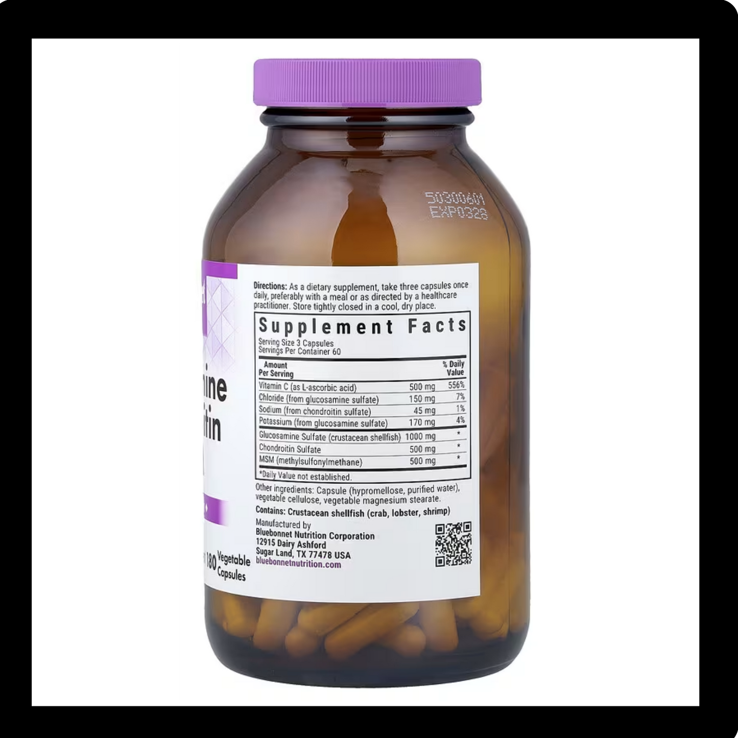 Bluebonnet Nutrition Glucosamine Chondroitin MSM