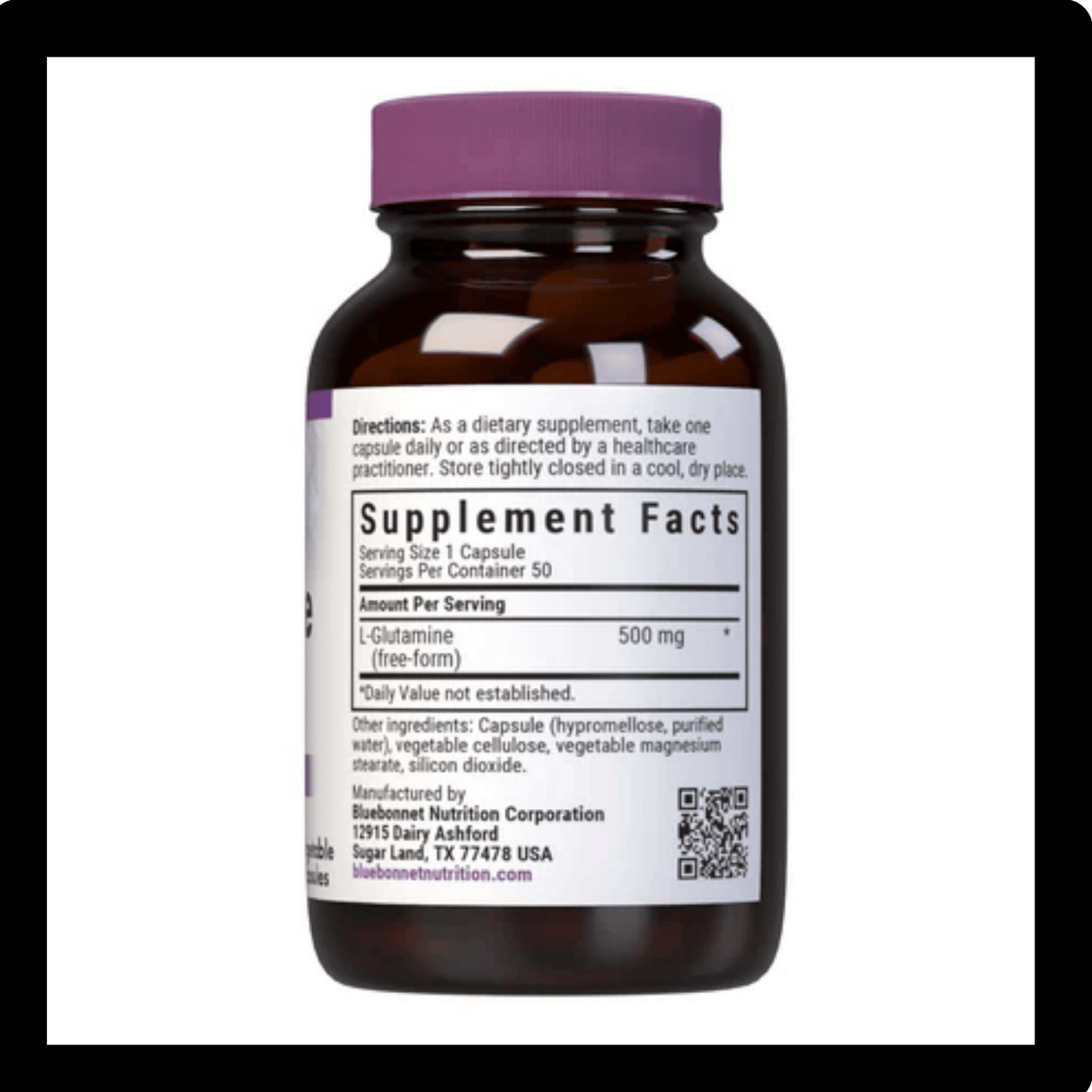 Bluebonnet Nutrition Glutamine 500mg