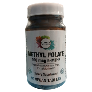 Sirona Nutrition Methyl Folate 400mcg 5-MTHF