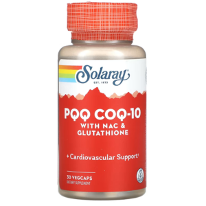Solaray PQQ & CoQ10 w/glutathione & NAC 30C