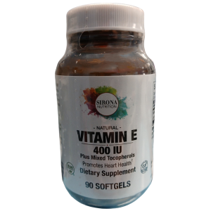 Sirona Nutrition Vitamin E 400iu Plus Mixed Tocopherols