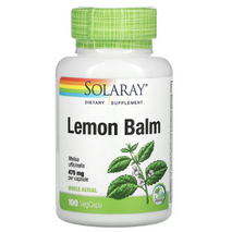 Solaray Lemon Balm 475mg