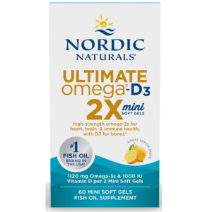 Nordic Naturals Ultimate Omega + D3  2X Mini