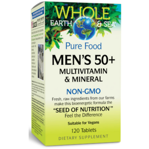 Natural Factors whole earth & sea men's 50+ 120T