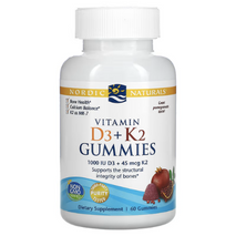 Nordic Naturals D3 + K2 Gummies