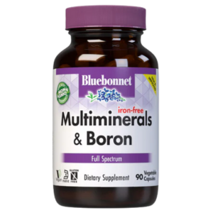 Bluebonnet Nutrition Multiminerals + Boron iron free