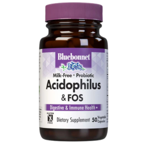 Bluebonnet Nutrition Milk Free Acidophilus + FOS