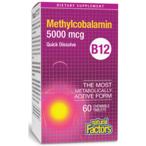 Natural Factors Vitamin B12 Methyl 5000mcg