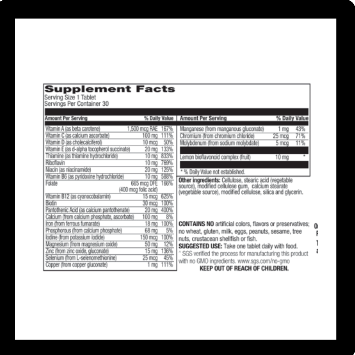 Sirona Nutrition Basic Multi