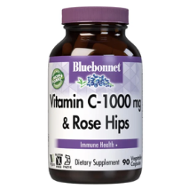 Bluebonnet Nutrition Vit C with rose hips 1000mg