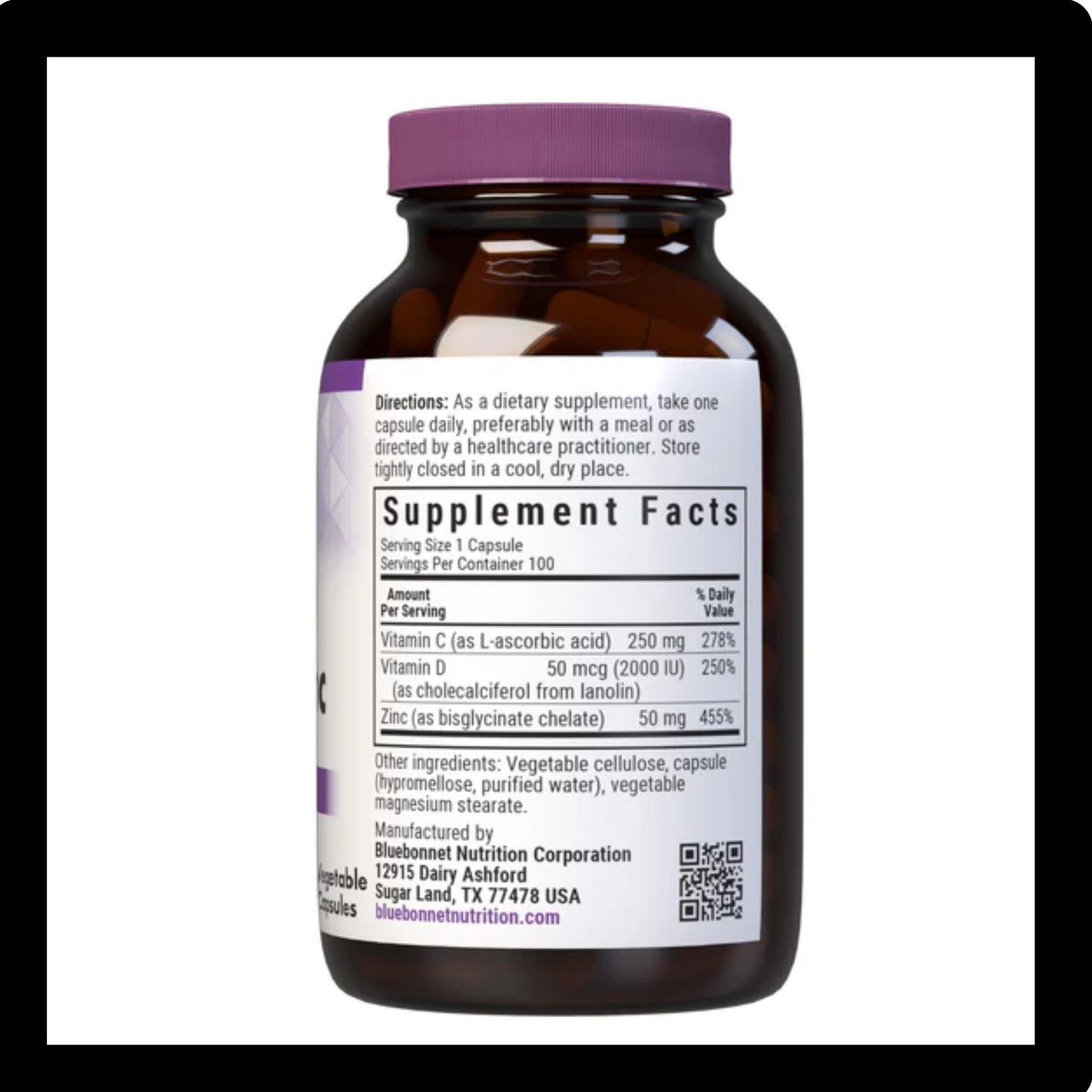 Bluebonnet Nutrition C D Zinc