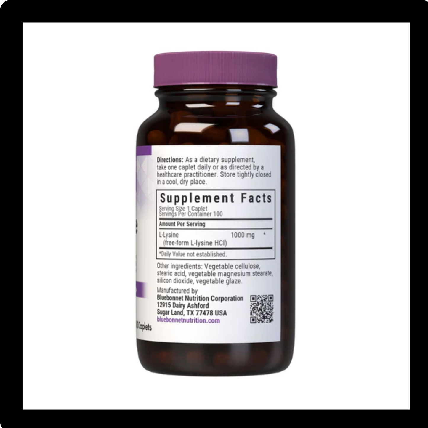 Bluebonnet Lysine 1000mg