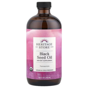 Heritage Blackseed Oil Certified Organic, Oil Natural (Bel-Glass) 16 oz