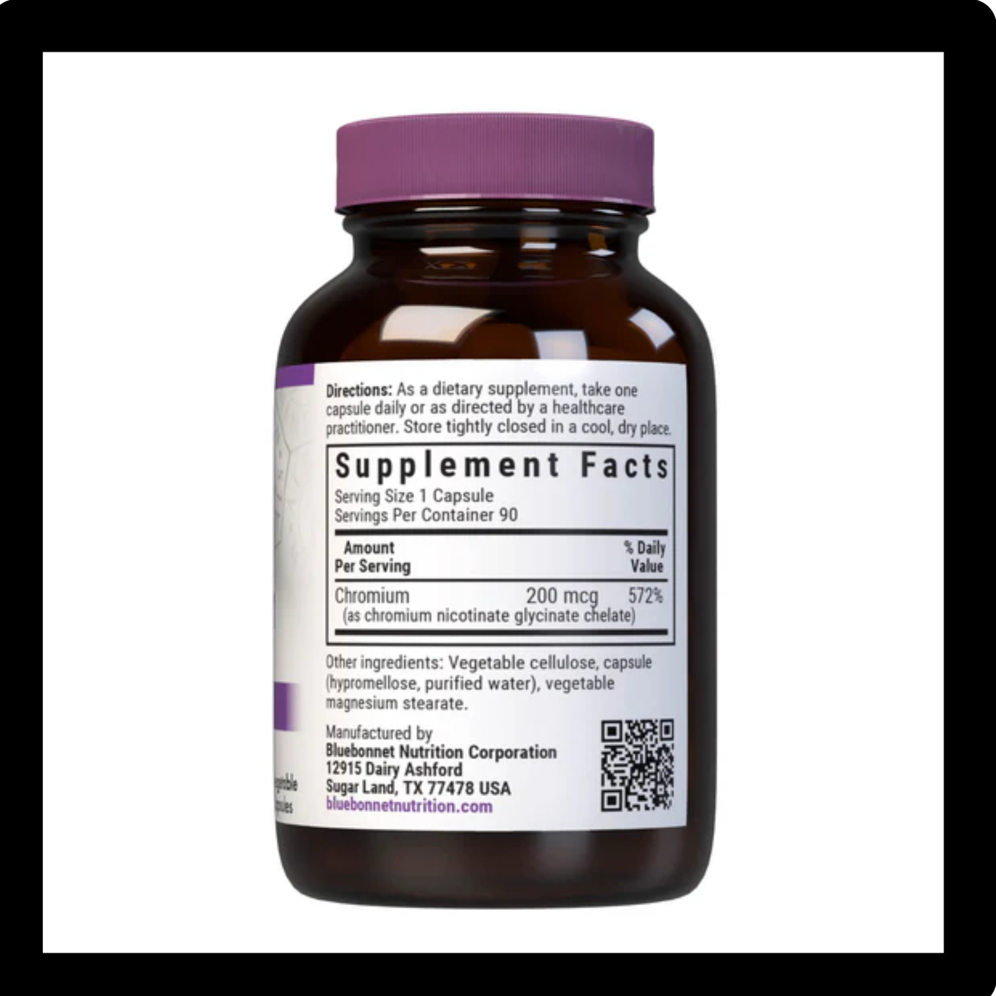 Bluebonnet Nutrition chelated chromium 90C