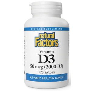 Natural Factors Vitamin D3 2000iu