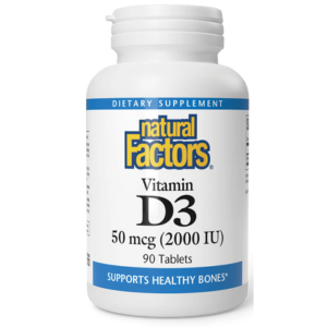 Natural Factors Vitamin D3 2000iu 90T