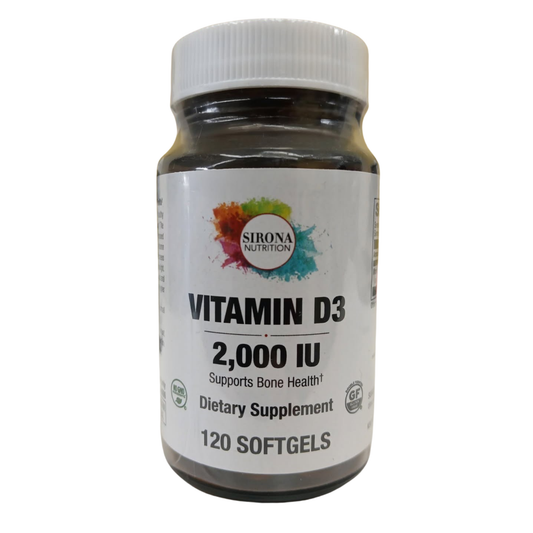 Sirona Nutrition Vitamin D3 2000 IU