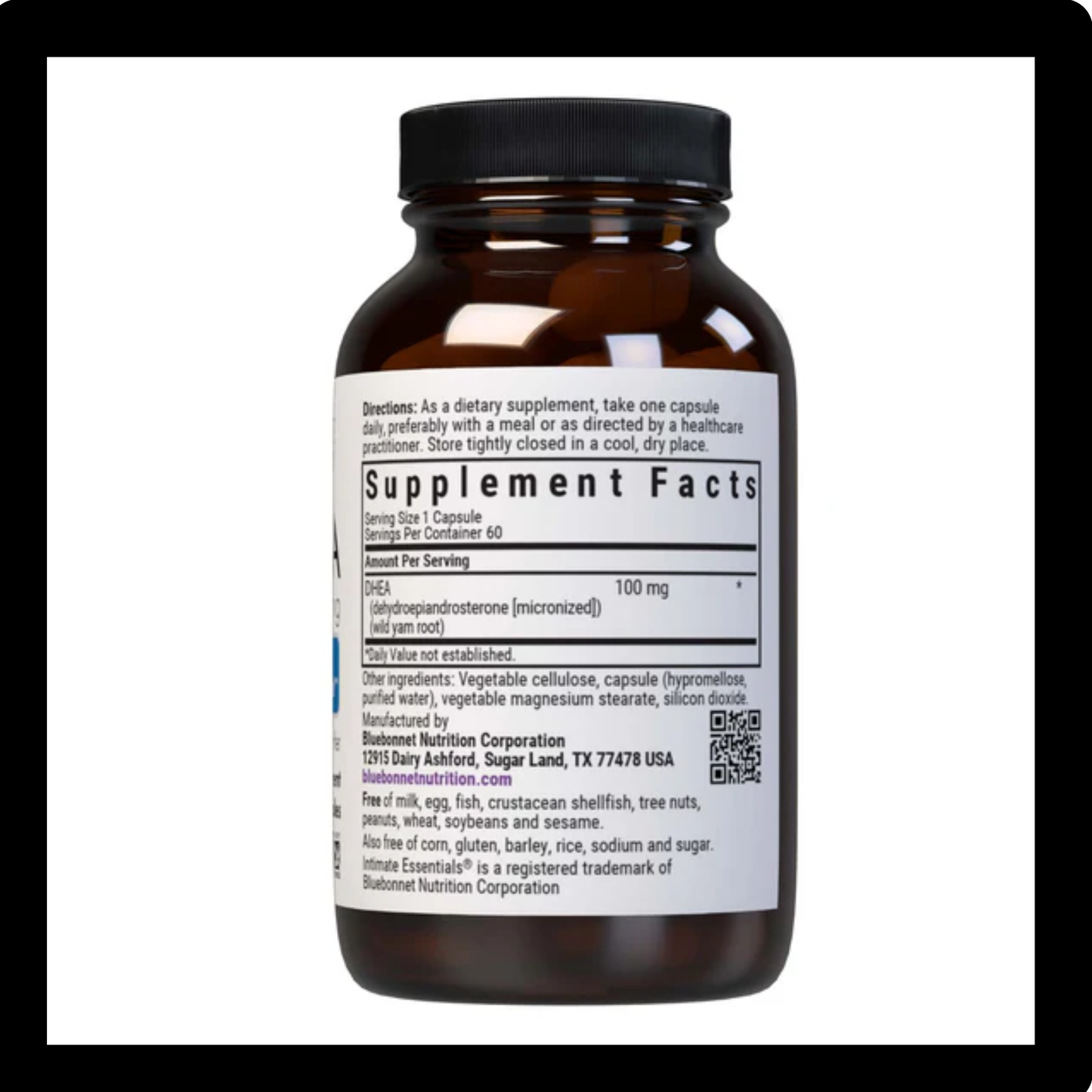 Bluebonnet Nutrition IE DHEA 100 mg 60C