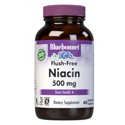 Bluebonnet Nutrition Flush Free Niacin 500mg
