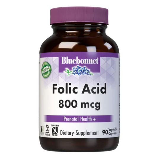 Bluebonnet Nutrition Folic Acid 800mcg