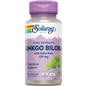 Solaray Guaranteed potency Ginkgo Biloba Leaf 1 daily 30C