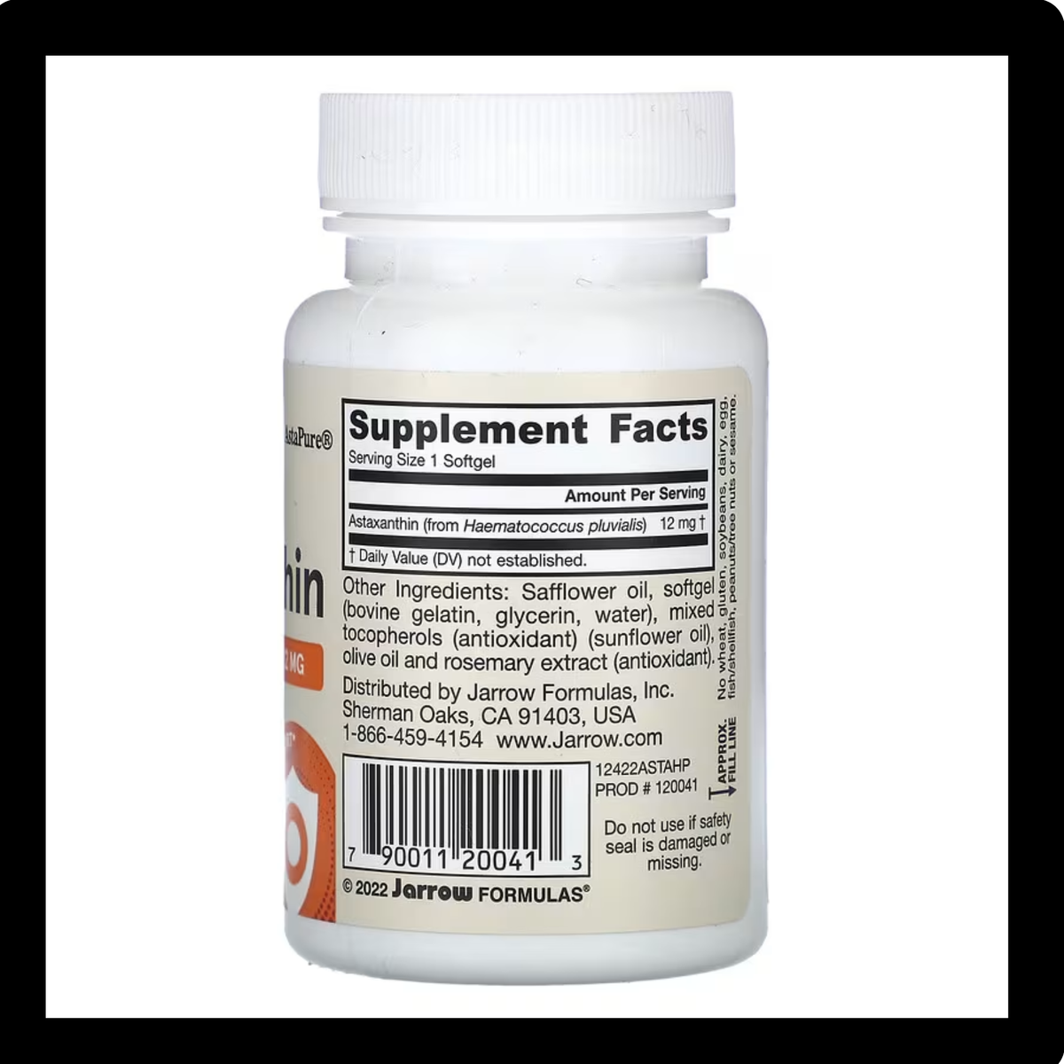 Jarrow  Astaxanthin 12 mg 30C