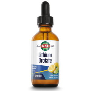 KAL Lithium Orotate DropIns 4mg Lemon Lime