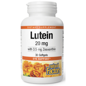 Natural Factors Lutein 20mg 30SG