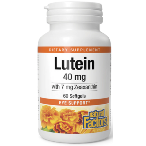 Natural Factors Lutein 40mg Zeaxanthin 7mg