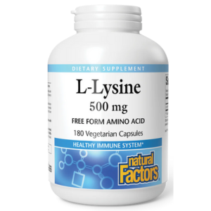 Natural Factors L-Lysine 500mg