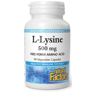 Natural Factors L-Lysine 500mg