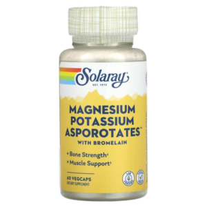 Solaray Magnesium & Potassium Asporotate w/ Bromelain