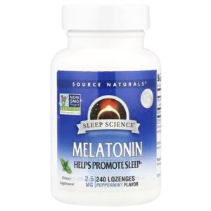 Source Naturals Melatonin Sublingual 2.5 mg Peppermint