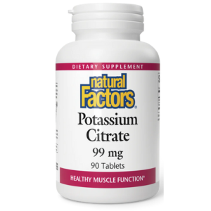 Natural Factors Potassium Citrate 99 mg 90T