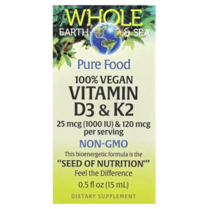 Natural Factors WES Vegan D3 & K2