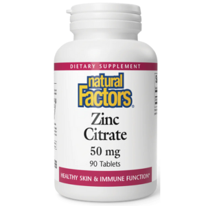 Natural Factors Zinc citrate 50mg